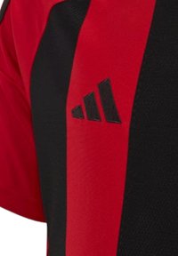 adidas Performance FUSSBALL STRIPED  - T-shirt con stampa - rotschwarz