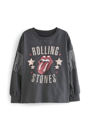 LICENSE CUFFLED LONG SLEEVE TOP - Långärmad tröja - charcoal grey