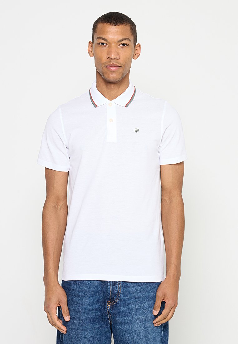 jack & jones Poloshirt wit jack & jones Poloshirt wit