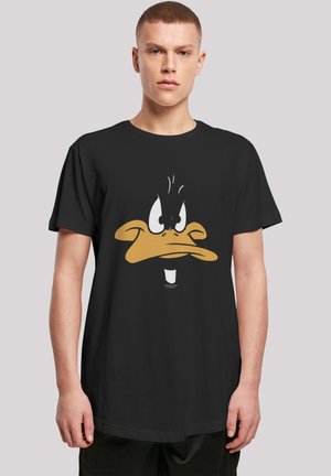 LONG CUT LOONEY TUNES DAFFY DUCK BIG FACE - T-Shirt print - black