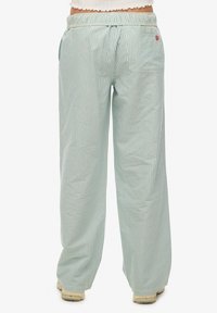Superdry & Co STRIPE ELASTICATED - Bukser - peppermint chalk stripe