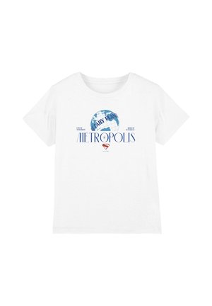 Warner Brothers, SUPERMAN 2025 METROPOLIS UNISEX - Print T-shirt - white