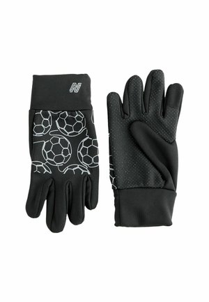 REGULAR FIT - Mănuși - black football print
