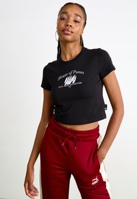 Puma GRAPHICS MUSIC BABY  - Marškinėliai su spaudiniu - black