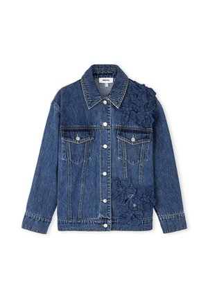 Ipekyol WITH FLORAL APPLIQUÉ - Jeansjacke - indigo