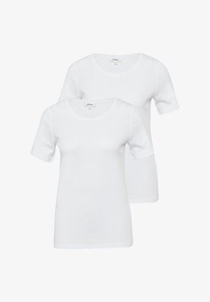 PACK OF 2 - Osnovna majica kratkih rukava - weiß