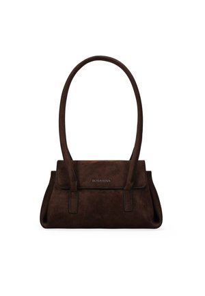 HOMBRO CON SOLAPA Y DOBLE ASA - Bolso de mano - marron