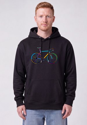 watapparel, FAHRRAD BY NIGHT UNISEX - Hoodie - black