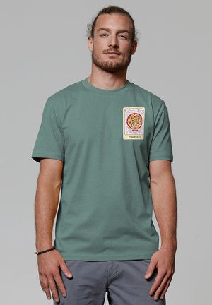 TAROT THE PIZZA - T-shirt print - green bay