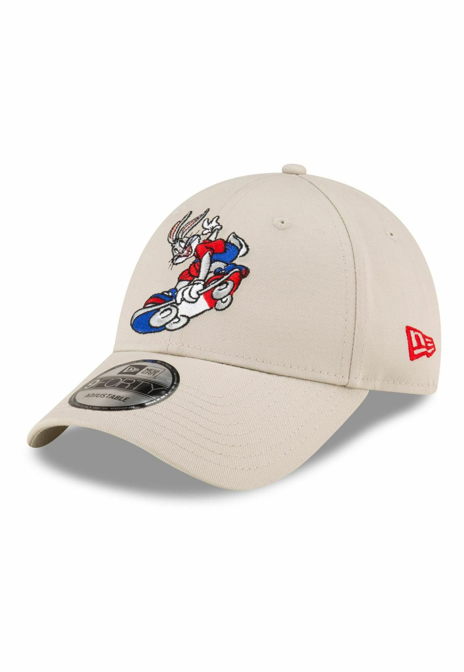 New Era 59Fifty Cap – Bugs Bunny / Looney Tunes, Gesticktes Motiv, Gerader Schirm, Unisex