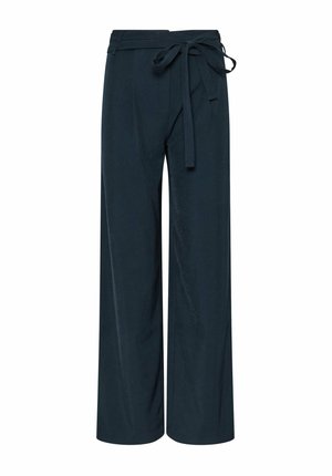 Long Tall Sally DOUBLE BELT TIE  - Trousers - navy