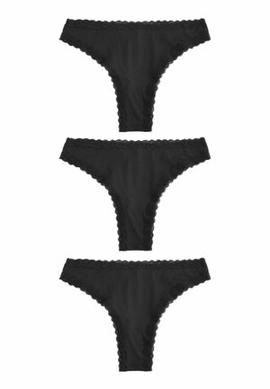 3 PACK BRAZILIAN - String - black
