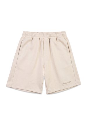 Pegador, LOGO HEAVY  - Shorts - washed cream warm taupe