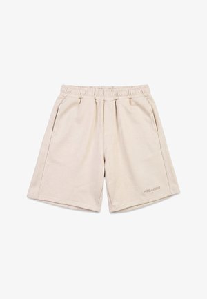 Pegador, LOGO HEAVY - Shorts - washed cream warm taupe