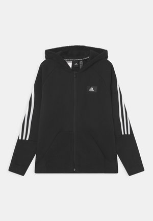 Felpa con zip - black/white