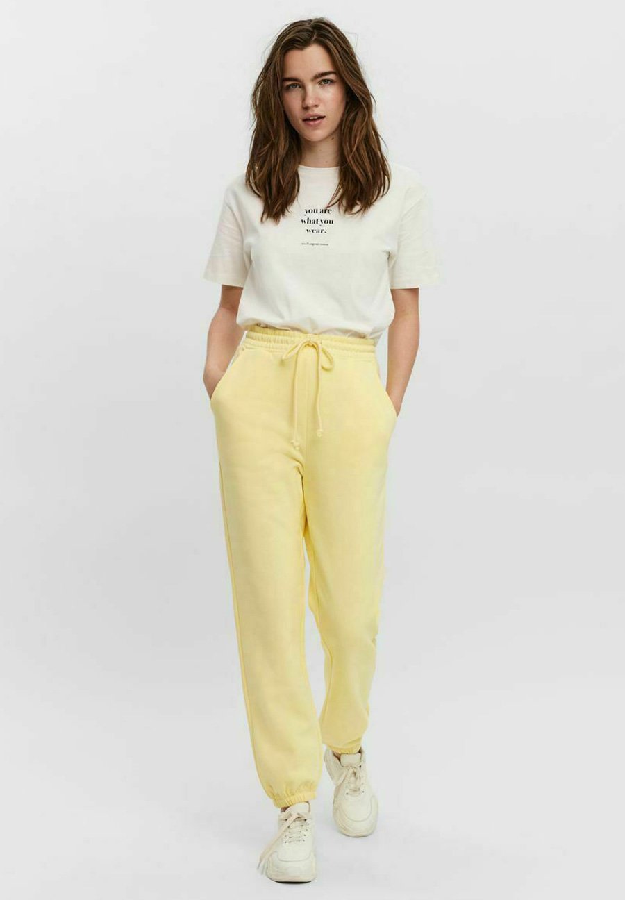 Vero Moda Pantaloni sportivi - french vanilla/avorio - Zalando.it