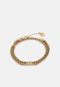 Tommy Hilfiger SNAKE - Pulsera - gold-coloured/white