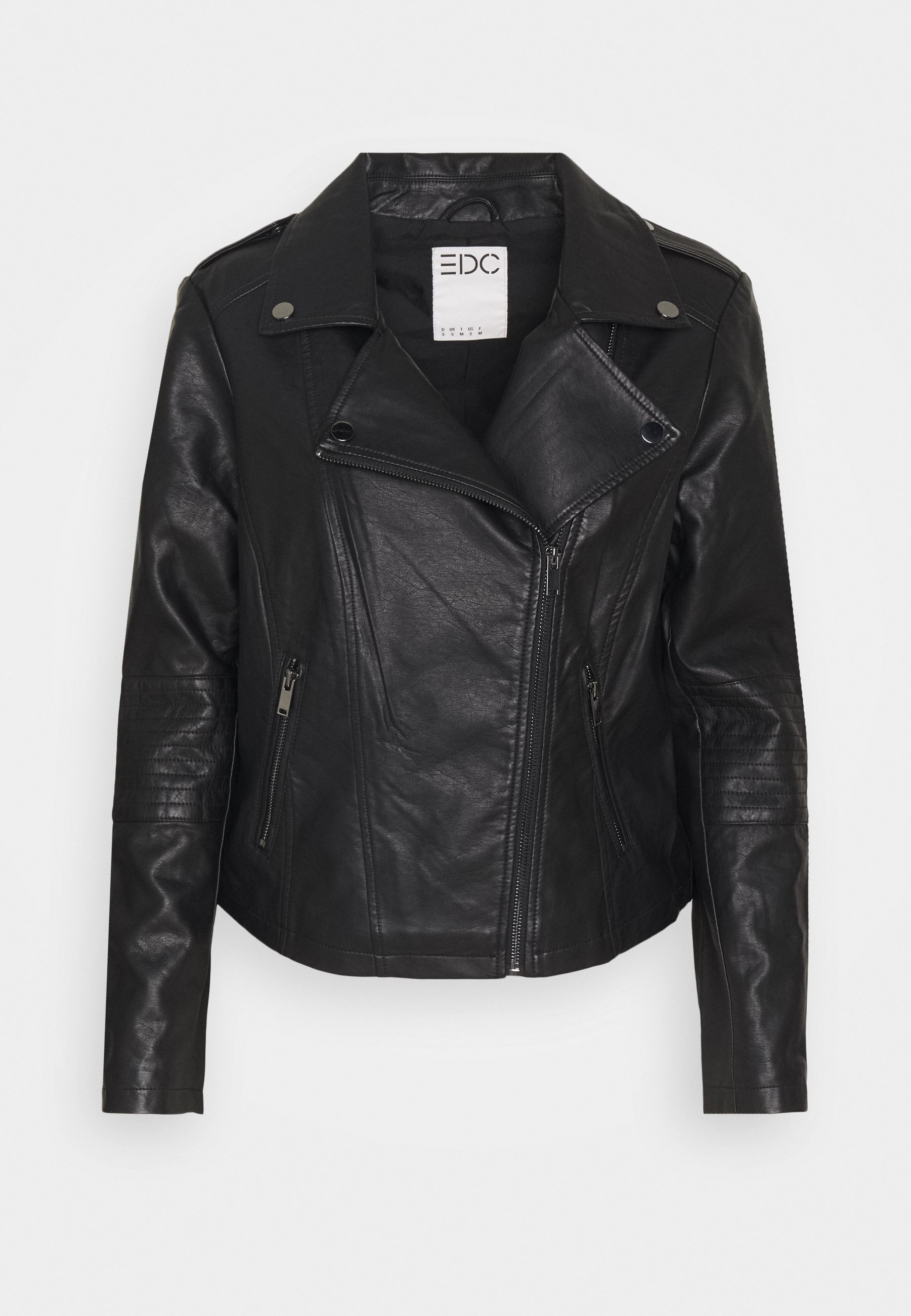 edc by Esprit JACKET Kunstlederjacke blackschwarz EDC by Esprit Blouson Jacken: Bis zu ab 29,99 € reduziert