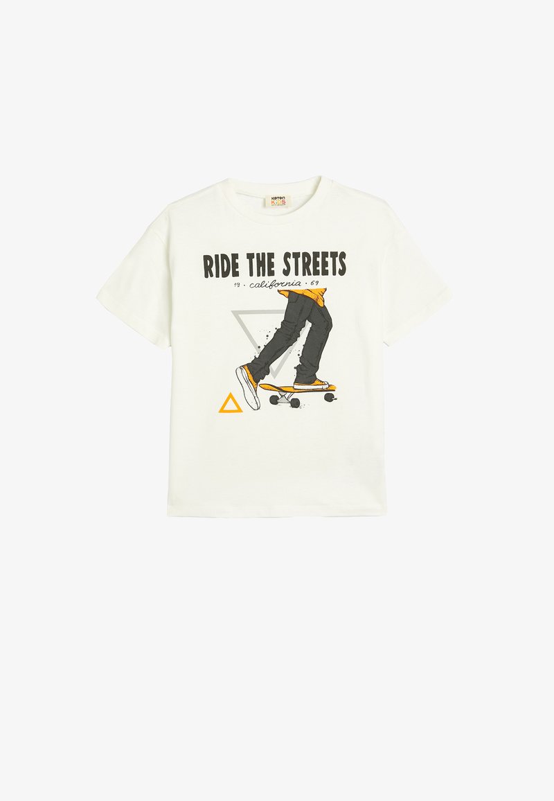 Koton T-Shirt print - white