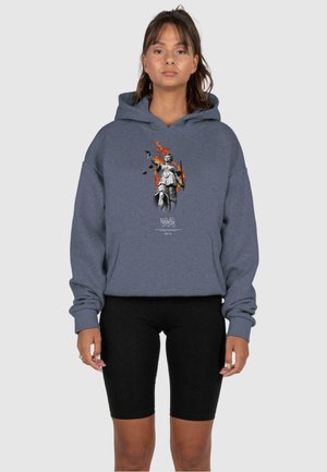 JUSTITIA X HEAVY  - Hoodie - vintageblue