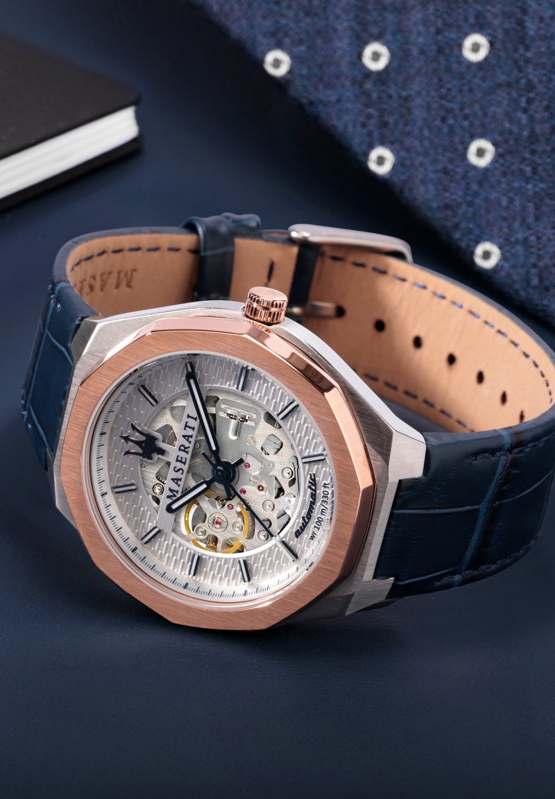 Herren Analoguhren | Maserati AUTOMATIKUHR STILE Uhr blau/silber/dunkelblau - RM87080 Herren Analoguhren | Maserati AUTOMATIKUHR STILE Uhr blau/silber/dunkelblau - RM87080