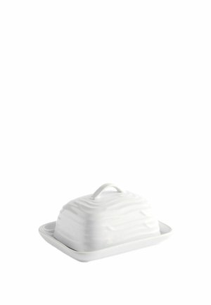 Next, MALVERN EMBOSSED BUTTER DISH UNISEX  - Ukladací priestor do kuchyne - white