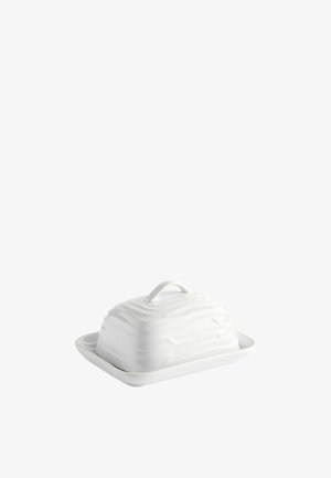 Next, MALVERN EMBOSSED BUTTER DISH UNISEX - Ukladací priestor do kuchyne - white