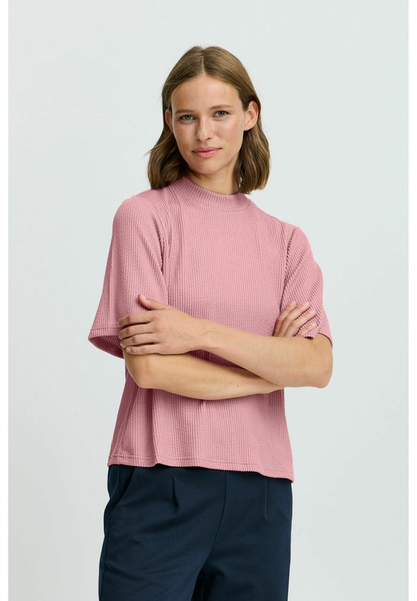 BYPESINA - Basic T-shirt - foxglove