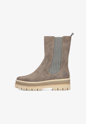 Rieker, RIEKER CHELSEA BOOTS Y6280 - Plateaustiefelette - brown