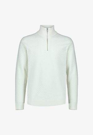 Lindbergh, LINDBERGH STRUCTURE HALF ZIP - Pullover - off white