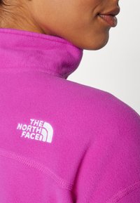 The North Face GLACIER CROPPED ¼ ZIP - Flīsa džemperis - deep mulberry
