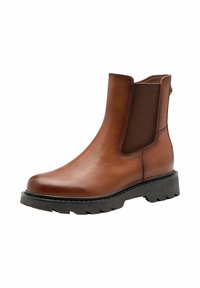 Tamaris Botines con plataforma - cognac