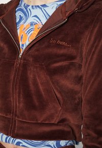 iets frans... Felpa con zip - dark brown