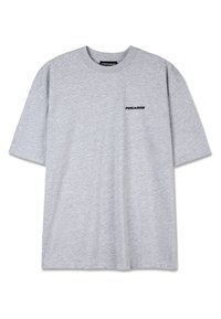 LOGO TEE - Basic póló - heather grey/black gum