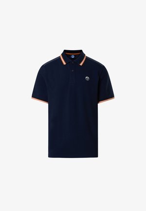 North Sails, WITH STRIPED TRIMS - Poloshirt - navy blue