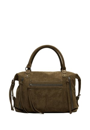 Bershka, ZIP - BOWLING BAG - Sac à main - dark green