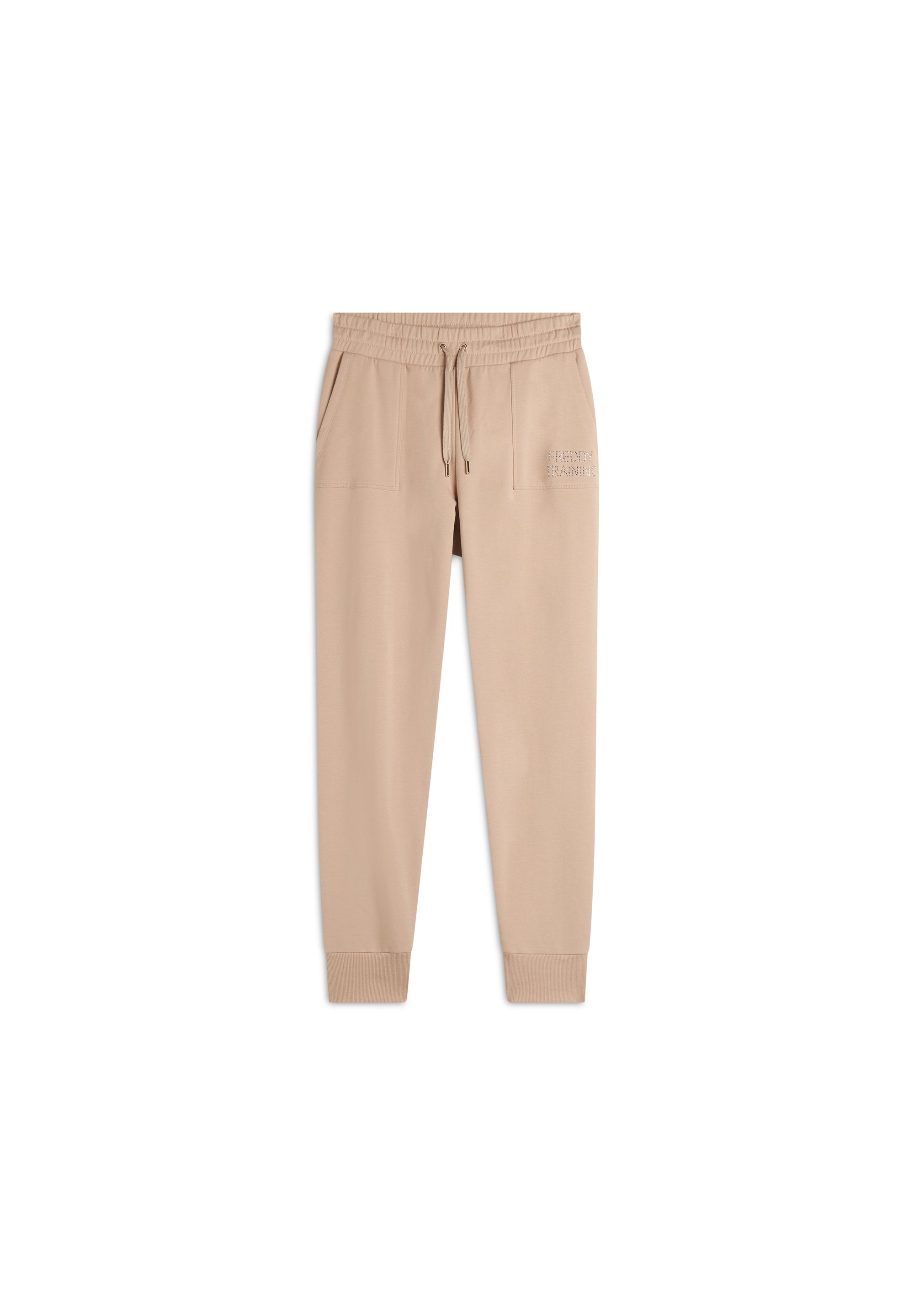 Beige Pantaloni Slim Con Tasche Laterali Instinct I Pantaloni