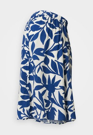 VMMEASY SKIRT NEW - A-snit nederdel - snow white/alisa mazarine blue