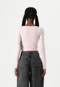 Hollister Long-Sleeve V-Neck Top Long sleeved top pink - Main Image