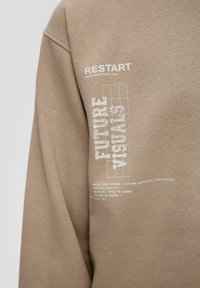QS Sweatshirt - sandfarben