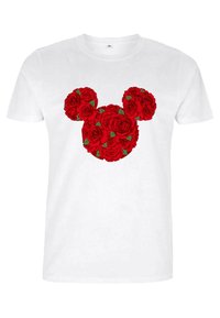 Disney MICKEY CLASSIC MICKEY MOUSE ROSES - Triko s potiskem - white