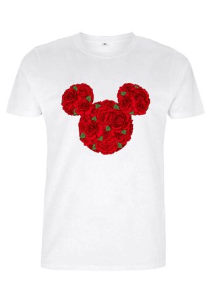 MICKEY CLASSIC MICKEY MOUSE ROSES - T-Shirt print - white