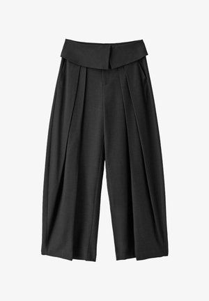 Stradivarius, WIDE, czarny