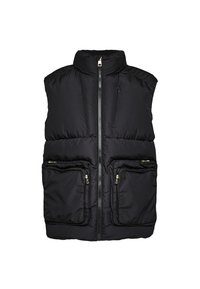 ROMAREZ PUFFER GILET - Vest - jet black