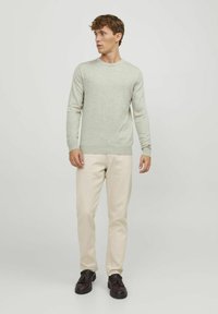 Jack & Jones JPRMARK CREW NECK - Pullover - pure cashmere