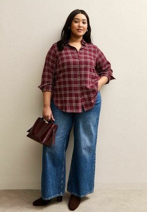 CURVES CHECKED LONG SLEEVE  - Camicia - red pattern