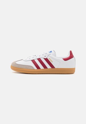 SAMBA OG UNISEX - Baskets basses - footwear white/collegiate burgundy