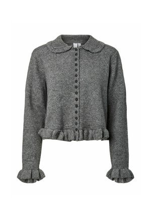 YAS, YASFRILO LS KNIT CARDIGAN S. - Vest - grey