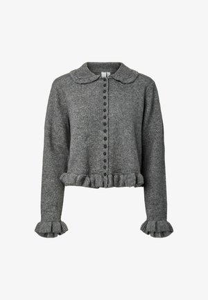 YAS, YASFRILO LS KNIT CARDIGAN S. - Vest - grey