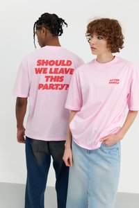 YOURTURN UNISEX - T-shirt med print - light pink